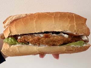 Lomito Rebozado  at Konu Bar in Buenos Aires