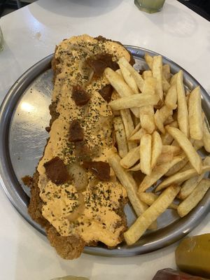 Milanesa  at Konu Bar in Buenos Aires