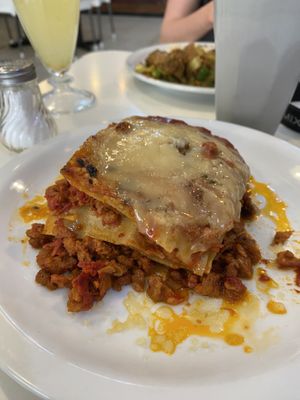 Lasagne  at Konu Bar in Buenos Aires