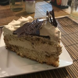 Mocha cake at Konu Bar in Buenos Aires