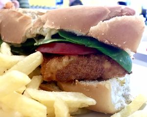 Tofu sandwich at Konu Bar in Buenos Aires