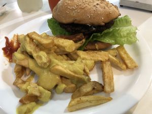 Crispy bacon  at Konu Bar in Buenos Aires