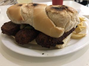 Choripan  at Konu Bar in Buenos Aires