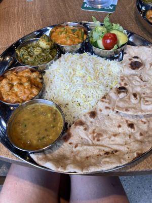 Vegan Thali   at SVAAdish Eimsbüttel in Hamburg