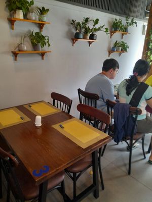 Dining area is on a veranda at Hoa Ưu Đàm in Ho Chi Minh City