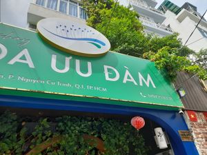 Main sign outside at Hoa Ưu Đàm in Ho Chi Minh City