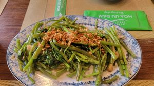 Morning glory at Hoa Ưu Đàm in Ho Chi Minh City