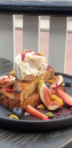 Banana bread at Dad and Dave's Cafe in Yarraville