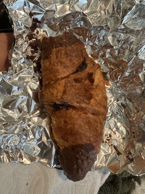 Phone did not eat first. ( I took this to go and reheated it so don’t judge me)  at Fritz Mühlenbäcker in Munich