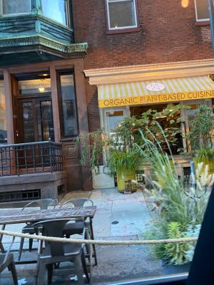 Exterior with Social Distanced Outdoor Seating at P.S. and Co. in Philadelphia