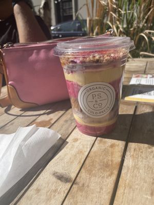 Passion fruit dessert parfait  at P.S. and Co. in Philadelphia