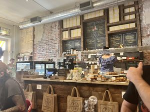 Counter shot   at P.S. and Co. in Philadelphia