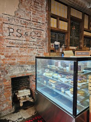 Front pastry display at P.S. and Co. in Philadelphia