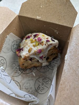 Rose pistachio scone at P.S. and Co. in Philadelphia