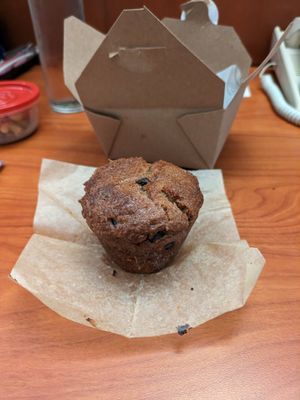 Chocolate chip protein muffin at P.S. and Co. in Philadelphia