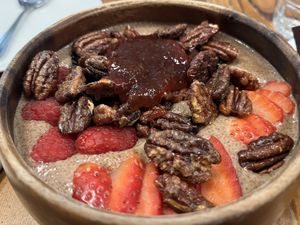 Amaranth porridge  at P.S. and Co. in Philadelphia