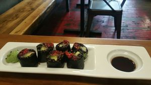 avacado sushi rolls at P.S. and Co. in Philadelphia