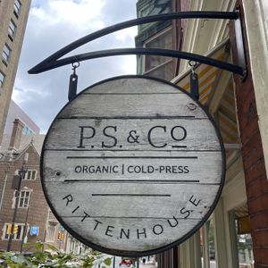 Look for the cozy sign  at P.S. and Co. in Philadelphia