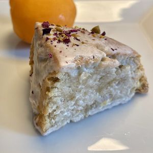 The rose/pistachio scone took me straight to heaven   at P.S. and Co. in Philadelphia