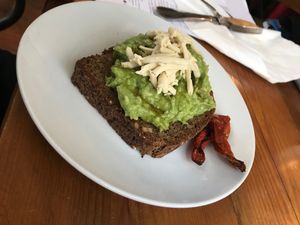 avacado toast was great at P.S. and Co. in Philadelphia