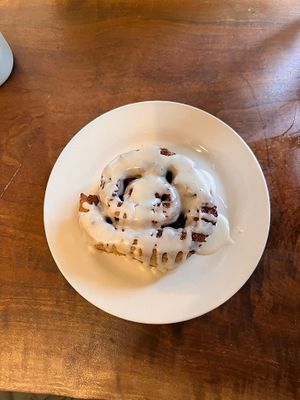 cinnamon bun (amazing)  at P.S. and Co. in Philadelphia