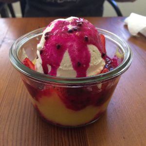 Bora bora ice cream  at P.S. and Co. in Philadelphia