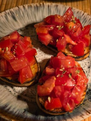 Bruschetta at Tosca Melides in Setúbal