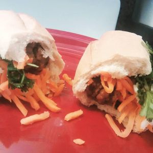 Veggie ball bahn mi at Indochine Banh Mi - Barrington  in Halifax