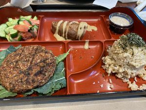 the patty was delicious  at Teaism  - Penn Quarter in Washington