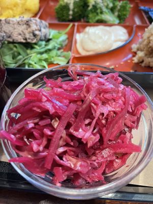 Pickled red cabbage  at Teaism  - Penn Quarter in Washington
