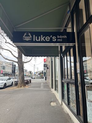 Store front   at Luke’s Bánh Mì in South Melbourne