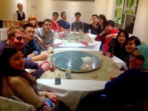 my birthday party at Lotus Plant Based Kitchen in Manchester