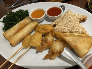 One of the sharing platters !  #Veganuary at Lotus Plant Based Kitchen in Manchester