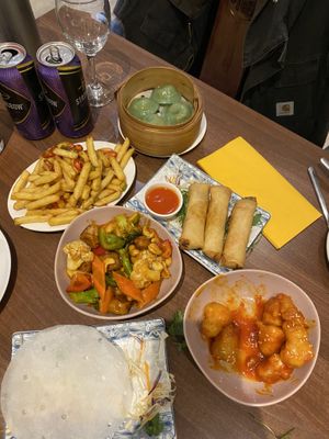 Dim sum!  at Lotus Plant Based Kitchen in Manchester