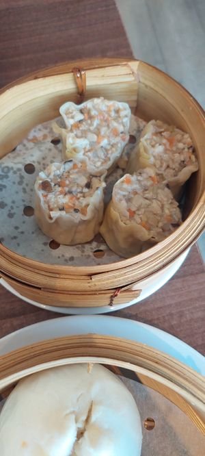 Siu mai at Lotus Plant Based Kitchen in Manchester