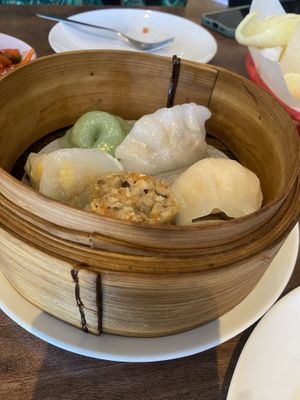 Mixed Dim Sum (Steamed)   at Lotus Plant Based Kitchen in Manchester
