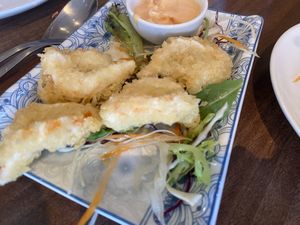 Butterfly Prawns  at Lotus Plant Based Kitchen in Manchester