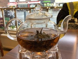 Tea at Lotus Plant Based Kitchen in Manchester