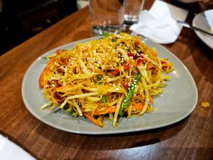 Singapore Vermicelli  at Lotus Plant Based Kitchen in Manchester