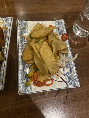 Crispy Squid  at Lotus Plant Based Kitchen in Manchester