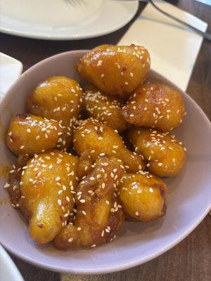 Cauliflower bites  at Lotus Plant Based Kitchen in Manchester