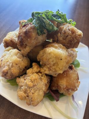 Popcorn tofu  at Lotus Plant Based Kitchen in Manchester