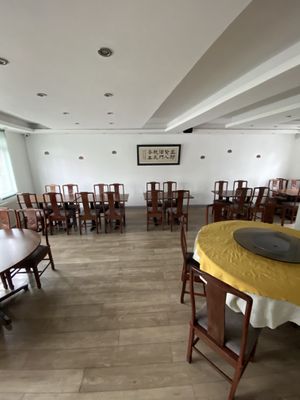 Upstairs seating  at Lotus Plant Based Kitchen in Manchester