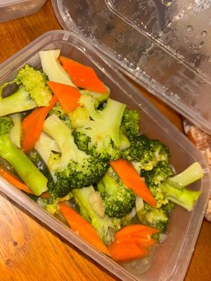 Broccoli ginger   at Lotus Plant Based Kitchen in Manchester