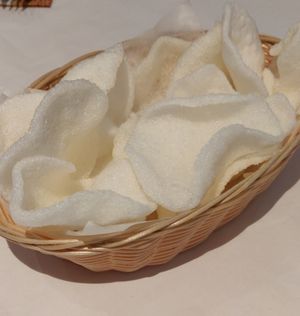 Crackers at Lotus Plant Based Kitchen in Manchester