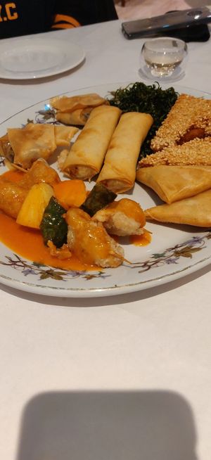 Mixed combo at Lotus Plant Based Kitchen in Manchester