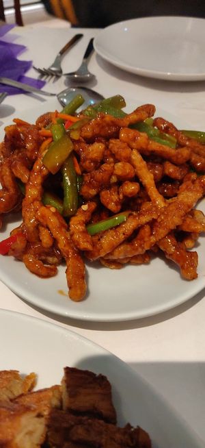 Sizzling beef at Lotus Plant Based Kitchen in Manchester