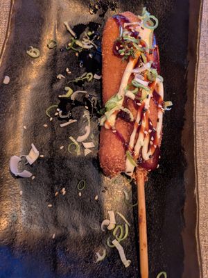 Corndog at Reiskorn Parndorf in Burgenland