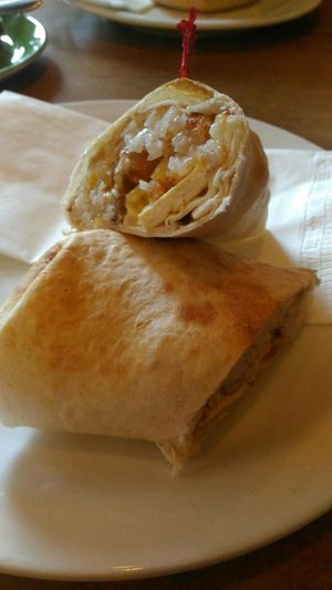 Vegan power wrap at The Nook on Gottingen in Halifax