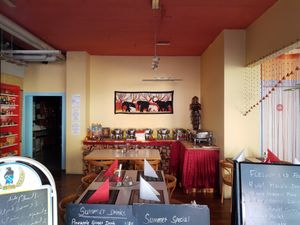 Buffet (when closed) at Shanthi Indian and Sri Lankan Cuisine in Unterseen